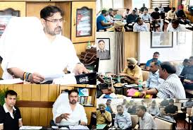 Satish Sharma reviews functioning of Transport Department Satish Sharma reviews functioning of Transport Department