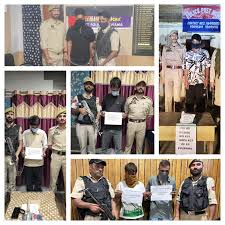 Police intensify anti-drug crackdown across Kashmir, seven held