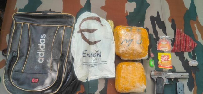 Army recovers drugs, Chinese pistol near LoC in Poonch
