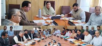 Sakeena Itoo reviews Education, Health sector scenario in Budgam Constituency Sakeena Itoo reviews Education, Health sector scenario in Budgam Constituency