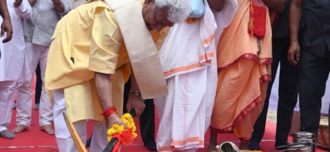 Lieutenant Governor lays foundation stone of Akshaya Patra’s Centralised Mid-Day Meal kitchen in Katra