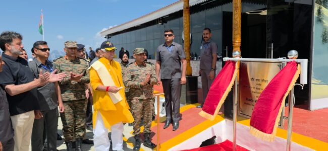 Lt Guv inaugurates ‘Shaurya Gatha’ Complex at SM Hill in Tangdhar, Kupwara