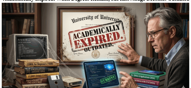 Academically Expired: When Degrees Remain, but Knowledge Becomes Outdated Academically Expired: When Degrees Remain, but Knowledge Becomes Outdated