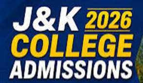 UG Admissions 2026-27 across J&K Degree Colleges commences