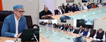 CM chairs meeting as Darbar move offices open in Srinagar