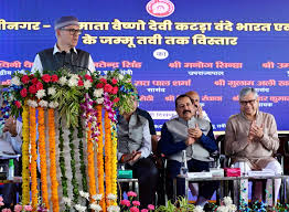 Vande Bharat flagging off ceremony: CM Omar Abdullah seeks inland port for JK