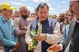 Hailstorm Aftermath : Crop insurance scheme likely within two months in J&K: Minister Javed Dar Hailstorm Aftermath : Crop insurance scheme likely within two months in J&K: Minister Javed Dar