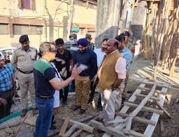 Dy CM inspects ongoing infrastructure works at GMC Srinagar