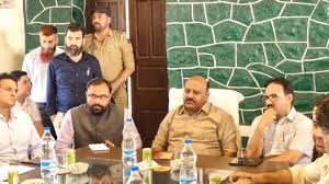 Dy CM reviews progress of developmental works, availability of essential services Dy CM reviews progress of developmental works, availability of essential services