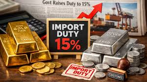 Govt hikes gold, silver import duties to 15 pc to curb non-essential imports