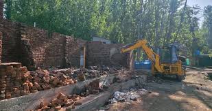 Property of NDPS accused demolished in Kulgam: Police