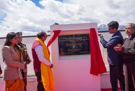 LG inaugurates India’s highest astro turf football ground, Synthetic track in Leh LG inaugurates India’s highest astro turf football ground, Synthetic track in Leh