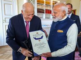 PM Modi receives Norway’s highest civilian honour Press Trust of India