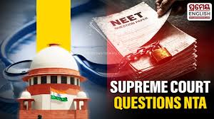 NEET paper leak:    NTA has not learnt lessons, says SC; issues notices on pleas