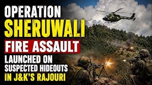 Operation Sheruwali: Fire assault launched on suspected hideouts in Rajouri