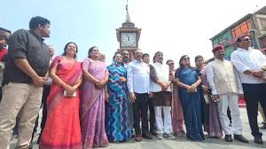 Parliamentary panel inspects riverfront, Lal Chowk smart city Projects