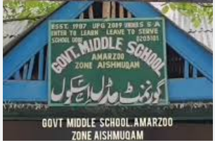 Students at Middle school Amadzoo Ashmuqam suffer