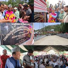 Speaker JKLA inaugurates bridge at Chowdrigund, Chadoora