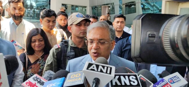 CEC Kumar reviews poll preparedness in J-K, says India global leader in electoral practices