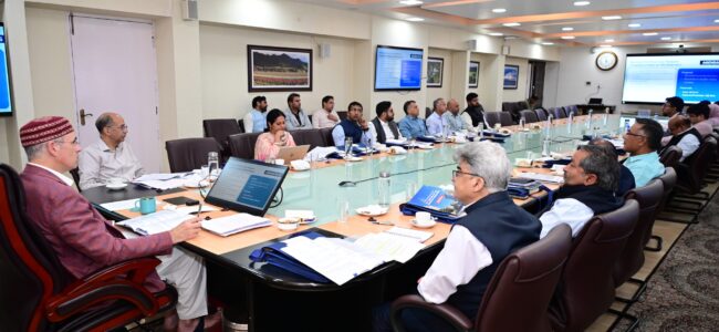 CM Omar Abdullah chairs 84th Board of Directors meeting of Srinagar Development Authority