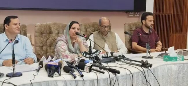 Govt denies irregular hiring, Ministers say PDP responsible for outsourcing framework and past backdoor entries Govt denies irregular hiring, Ministers say PDP responsible for outsourcing framework and past backdoor entries