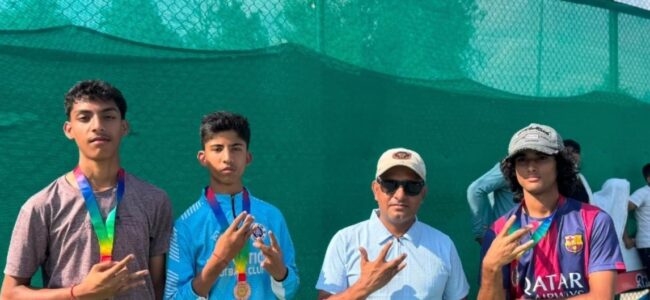 Jammu’s young aces clinch Bronze at North Zone Soft Tennis Championship