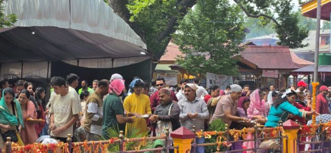 High footfall for Kheer Bhawani mela shows there is atmosphere of peace in J&K: BJP