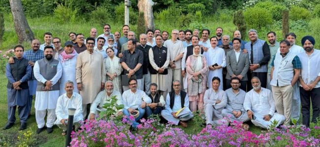 Dachigam Conclave: NC Unveils Delhi March for Restoration Statehood, Constitutional Guarantees