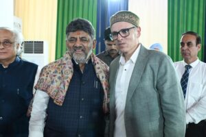 Omar Abdullah meets Karnataka CM DK Shivakumar in Bengaluru, congratulates him on assuming office