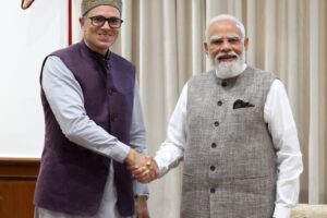 CM Omar calls on PM Modi, seeks early restoration of J&K’s statehood