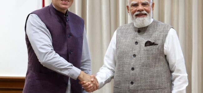 CM Omar calls on PM Modi, seeks early restoration of J&K’s statehood