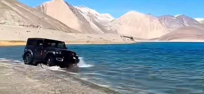 Ladakh admin imposes ₹2 lakh fine on tourists for illegal off-roading in Pangong Lake, wildlife sanctuaries Ladakh admin imposes ₹2 lakh fine on tourists for illegal off-roading in Pangong Lake, wildlife sanctuaries