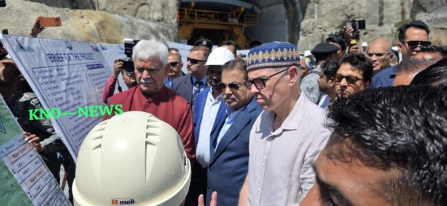 Zojila Tunnel breakthrough marks major milestone; Gadkari, LG, CM attend ceremony