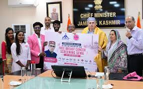 CM inaugurates Free Breast Cancer Screening Seva in Srinagar