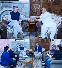 MLA Reasi, PGTI delegation call on CM Omar Abdullah MLA Reasi, PGTI delegation call on CM Omar Abdullah