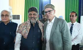Omar Abdullah meets Karnataka CM DK Shivakumar in Bengaluru