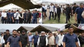 CS visits Tulmulla, reviews arrangements for Annual Mela Kheer Bhawani