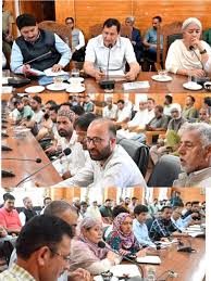 Javid Dar reviews Muharram arrangements in Sumbal, Budgam Javid Dar reviews Muharram arrangements in Sumbal, Budgam