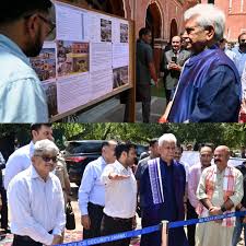 Lt Governor visits Mubarak Mandi Heritage Complex