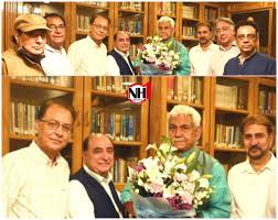 Union Minister, Hoteliers delegation call on Lt Guv Union Minister, Hoteliers delegation call on Lt Guv