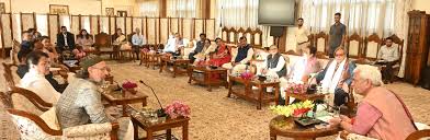 Parliamentary Standing Committee on External Affairs calls on Lt Guv, CM Parliamentary Standing Committee on External Affairs calls on Lt Guv, CM