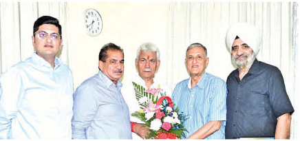 Delegation, para-athlete calls on Lt Guv