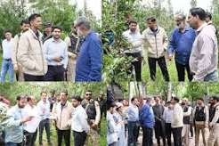 MLA, DC Shopian assess hailstorm damage in district