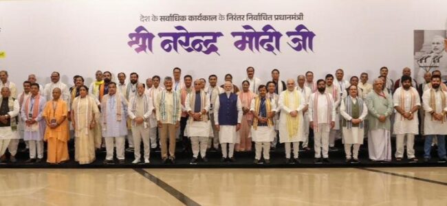 NDA leaders hail Modi’s record tenure