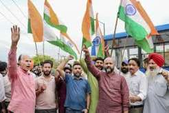 Protests in Jammu against killing of civilians in PoK