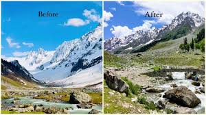 CLIMATE CHANGE : Thajwas loses 88% ice volume as Kashmir’s glaciers melt at alarming pace