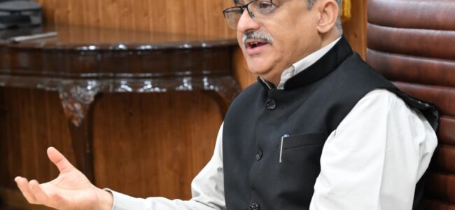 Chief Secy reviews implementation of flagship Centrally Sponsored Schemes in J&K