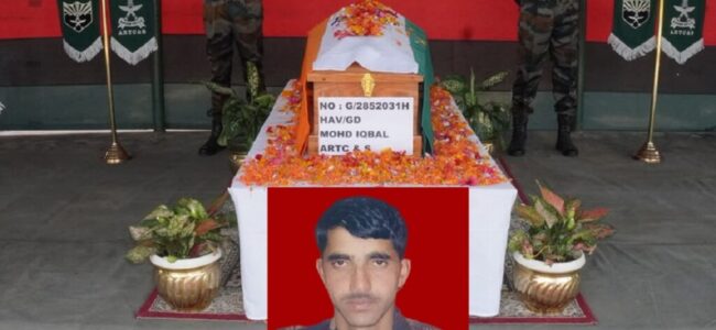Border village mourns soldier killed in Nagaland terror attack