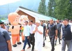Amarnath Yatra: 3.5 lakh pilgrims completed Amarnath Yatra in first 15 days: LG Sinha