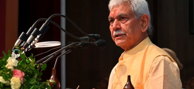 Lt Guv attends One Day Capacity Building Programme of School Education Department